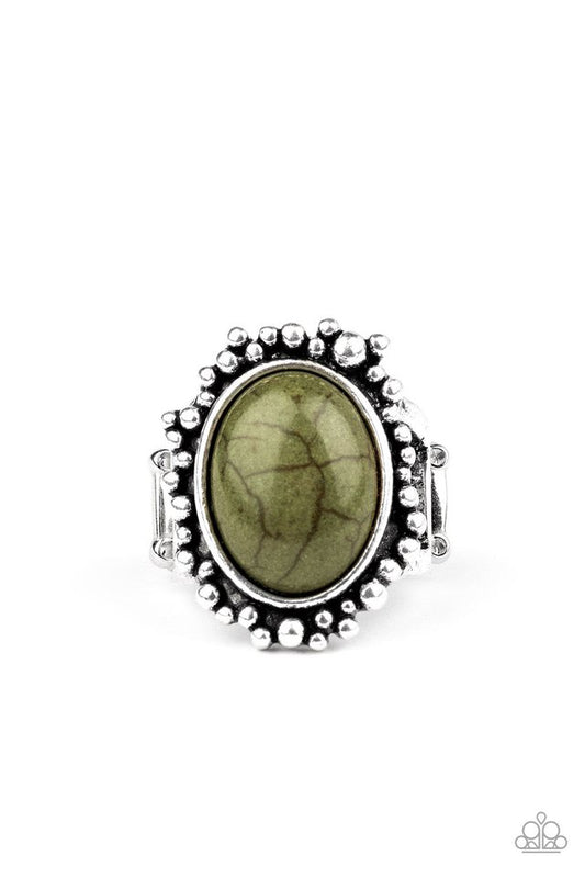 Desert Mine - Green - Paparazzi Ring Image
