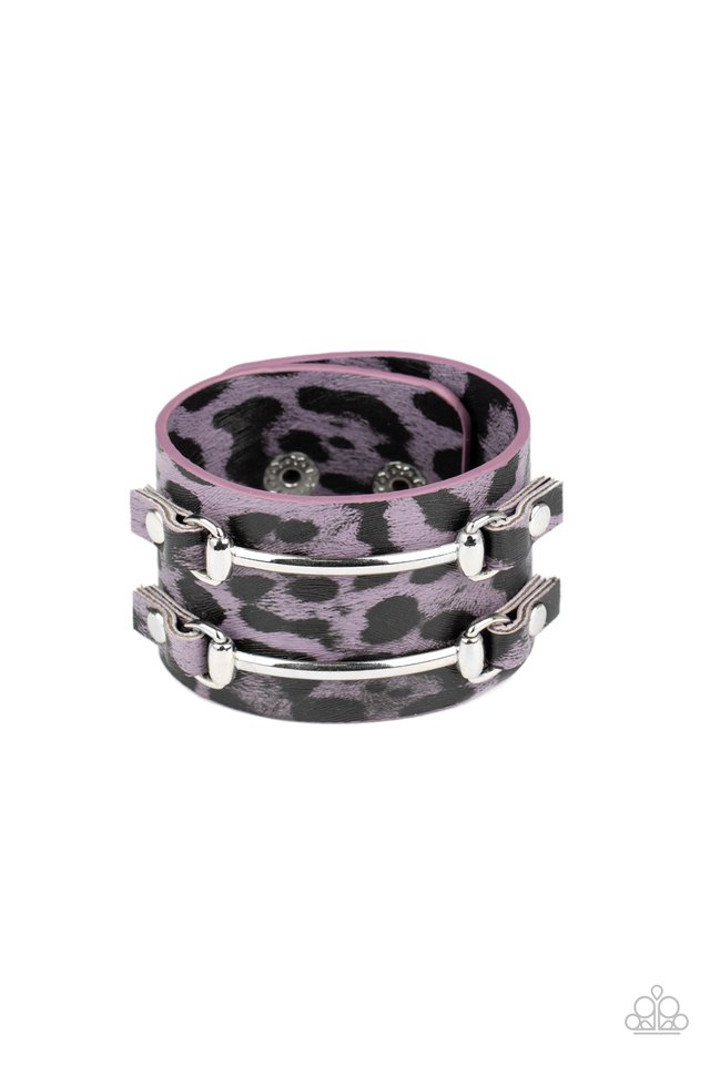 Safari Scene - Purple - Paparazzi Bracelet Image