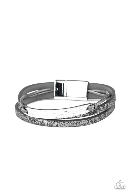 High-Strung Style - Silver - Paparazzi Bracelet Image