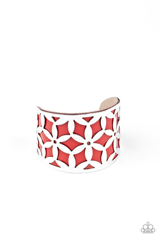 Garden Fiesta - Red - Paparazzi Bracelet Image
