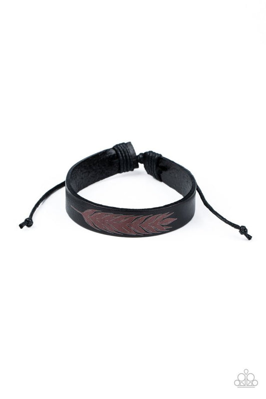 This QUILL All Be Yours - Black - Paparazzi Bracelet Image