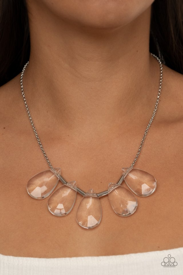 HEIR It Out - White - Paparazzi Necklace Image
