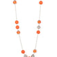 Fruity Fashion - Orange - Paparazzi Necklace Image