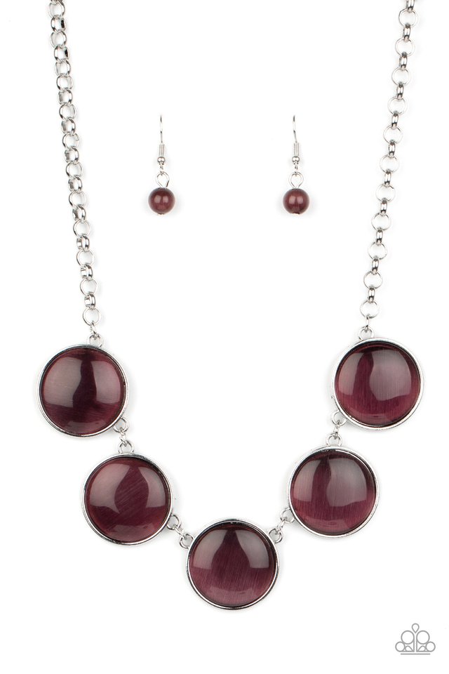 Ethereal Escape - Purple - Paparazzi Necklace Image
