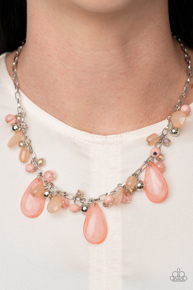 Seaside Solstice - Pink - Paparazzi Necklace Image