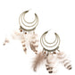 Freely Free Bird - Brass - Paparazzi Earring Image