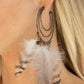 Freely Free Bird - Brass - Paparazzi Earring Image