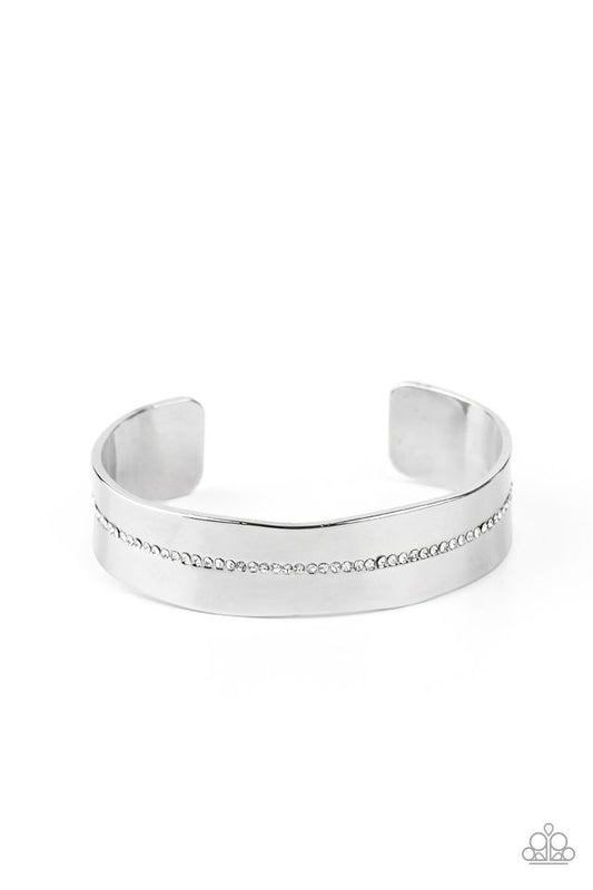 Raw Razzle - White - Paparazzi Bracelet Image