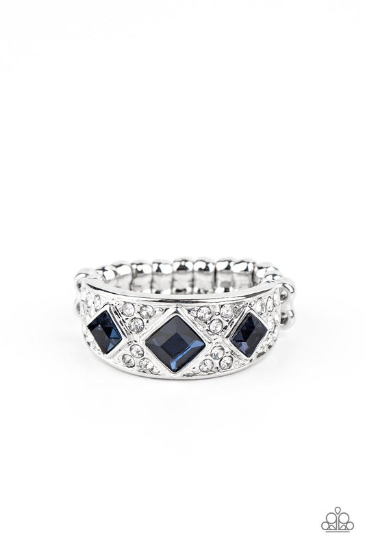 New Age Nouveau - Blue - Paparazzi Ring Image