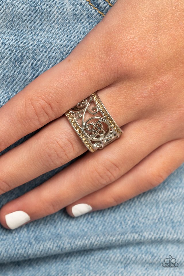 Regal Reflections - Brown - Paparazzi Ring Image