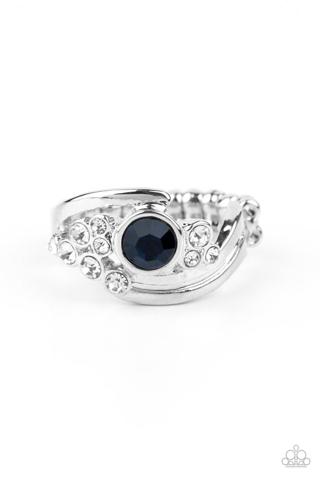 GLOW a Fuse - Blue - Paparazzi Ring Image