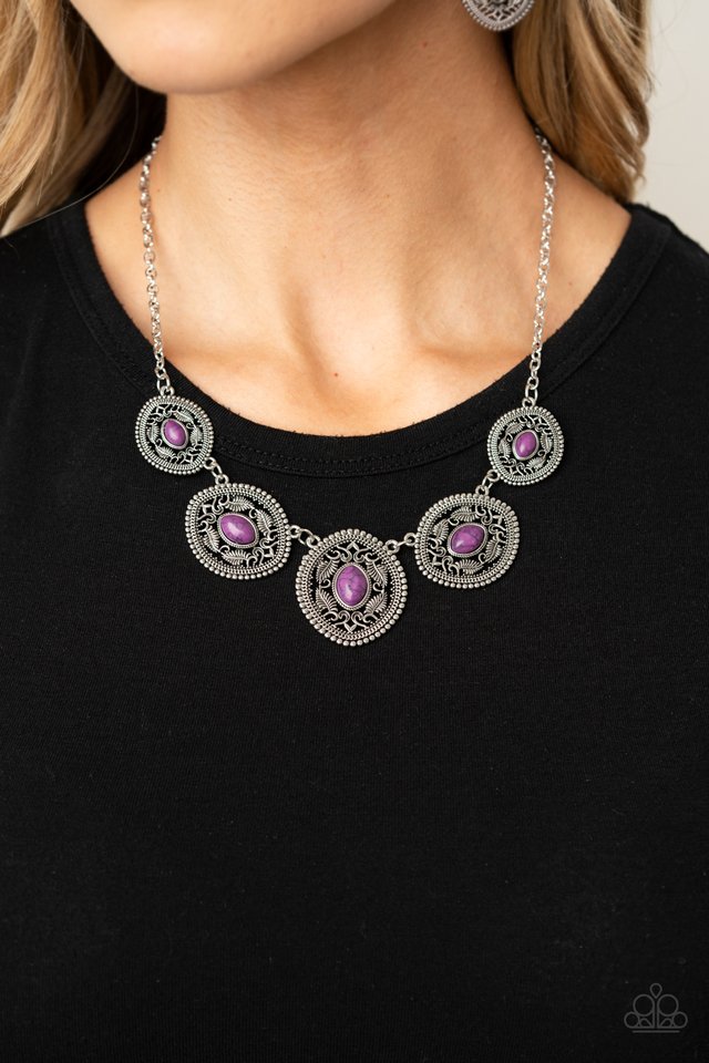 Alter ECO - Purple - Paparazzi Necklace Image