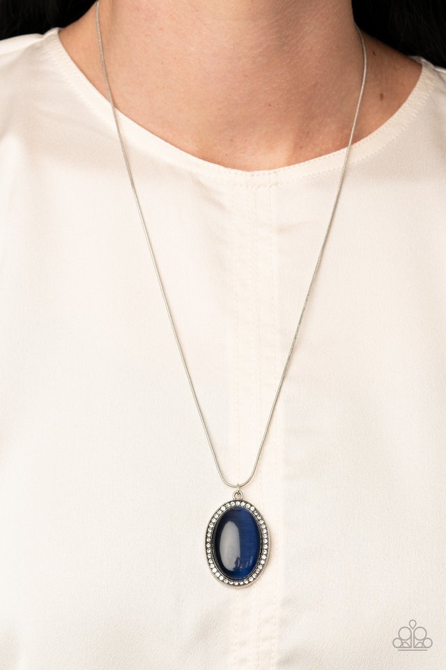 GLISTEN To This - Blue - Paparazzi Necklace Image