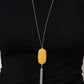 Got A Good Thing GLOWING - Yellow - Paparazzi Necklace Image