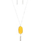 Got A Good Thing GLOWING - Yellow - Paparazzi Necklace Image