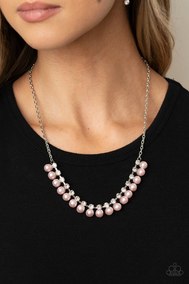 Frozen in TIMELESS - Pink - Paparazzi Necklace Image