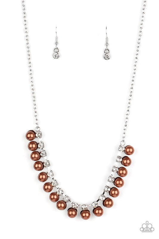 Frozen in TIMELESS - Brown - Paparazzi Necklace Image