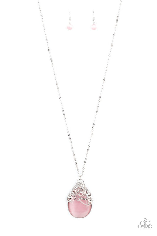 Tangled Gardens - Pink - Paparazzi Necklace Image