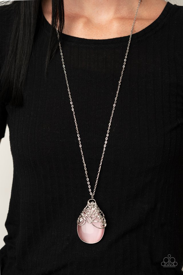 Tangled Gardens - Pink - Paparazzi Necklace Image