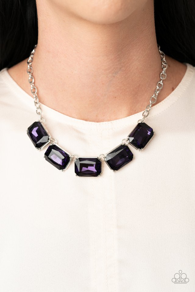 Deep Freeze Diva - Purple - Paparazzi Necklace Image