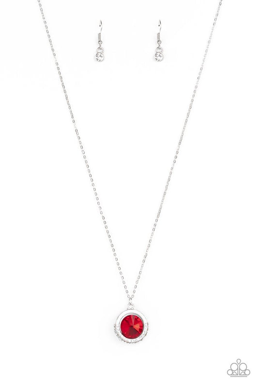 Trademark Twinkle - Red - Paparazzi Necklace Image