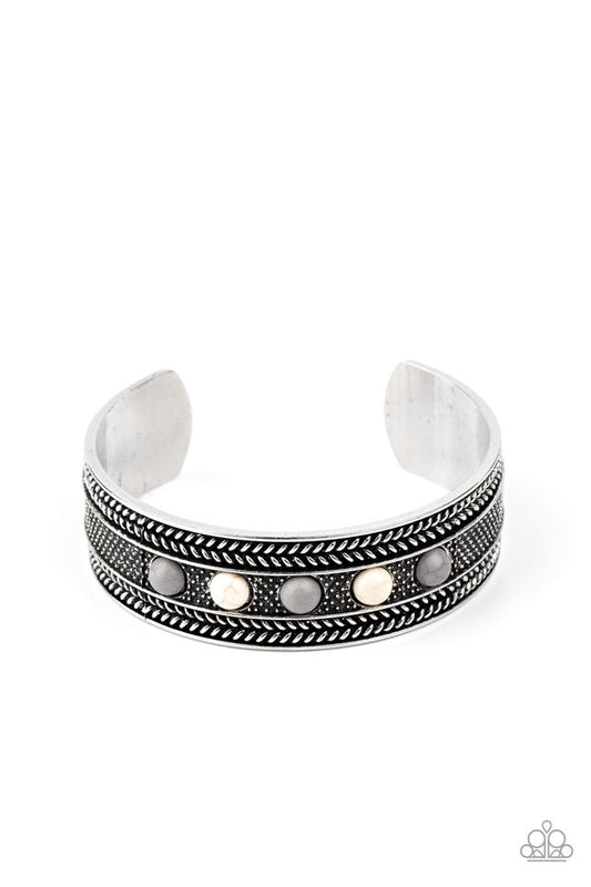 Quarry Quake - Silver - Paparazzi Bracelet Image