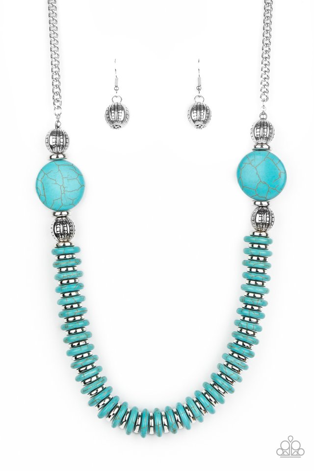 Desert Revival - Blue - Paparazzi Necklace Image