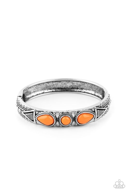 Radiant Ruins - Orange - Paparazzi Bracelet Image