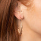 Twisted Tango - Rose Gold - Paparazzi Earring Image