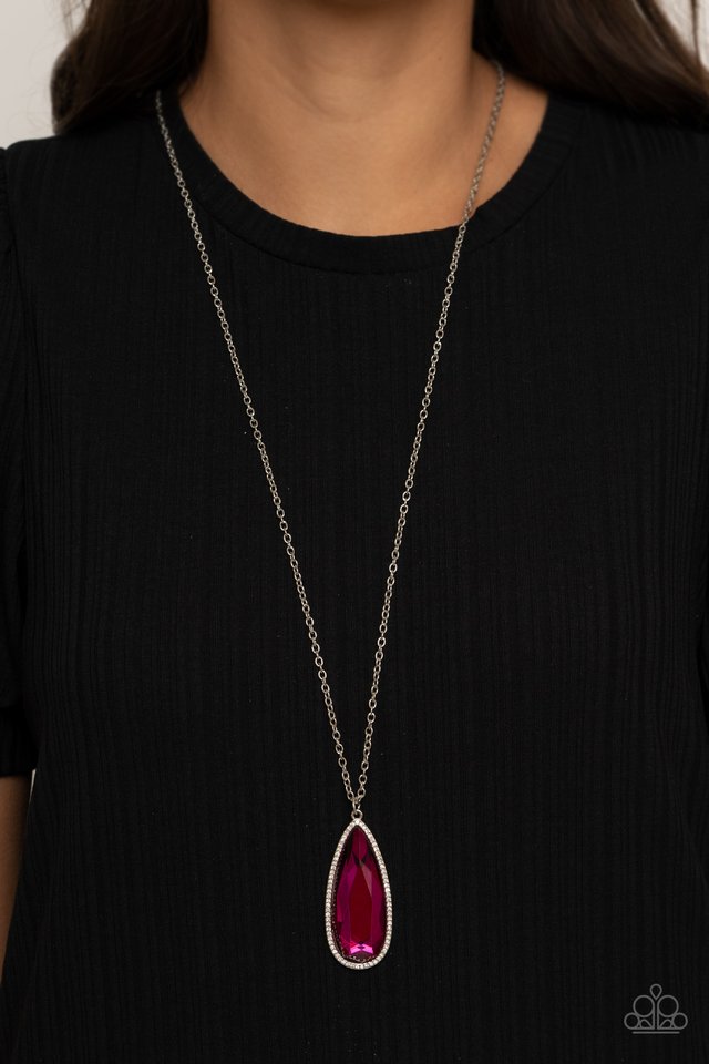 Watch Out For REIGN - Pink - Paparazzi Necklace Image