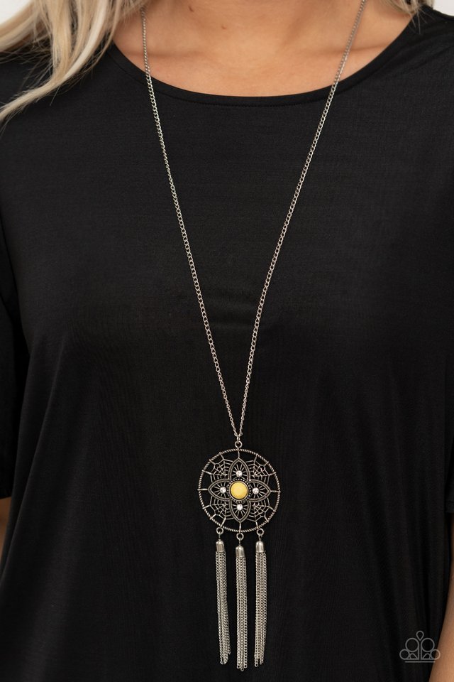 Chasing Dreams - Yellow - Paparazzi Necklace Image