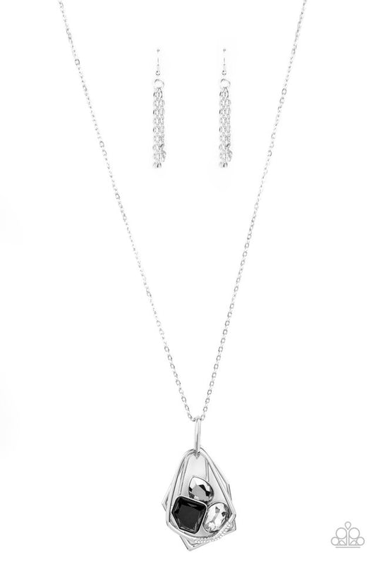 All Systems GLOW - Black - Paparazzi Necklace Image