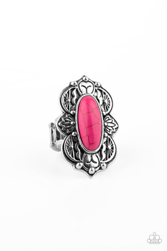Lotus Oasis - Pink - Paparazzi Ring Image