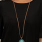 Homespun Remedy - Blue - Paparazzi Necklace Image