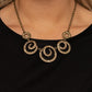 Total Head-Turner - Brass - Paparazzi Necklace Image