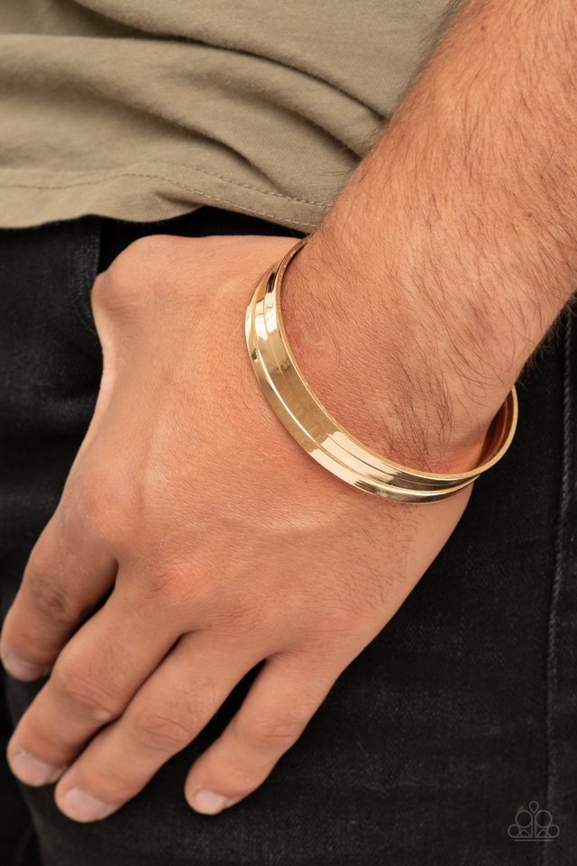 Urban Uproar - Gold - Paparazzi Bracelet Image