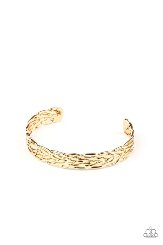 Magnetic Maven - Gold - Paparazzi Bracelet Image