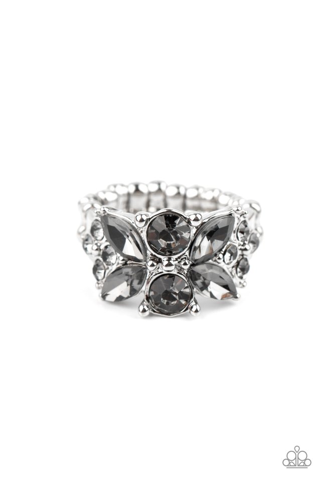 Sparkly State of Mind - Silver - Paparazzi Ring Image