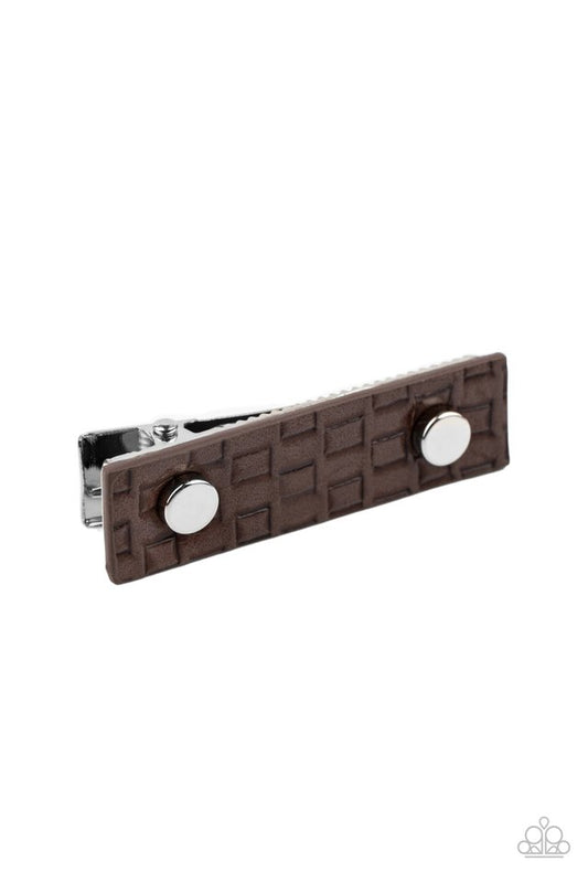 Pleasantly Patterned - Brown - Paparazzi Hair Accessories Image