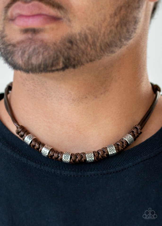 Rural Rumble - Brown - Paparazzi Necklace Image