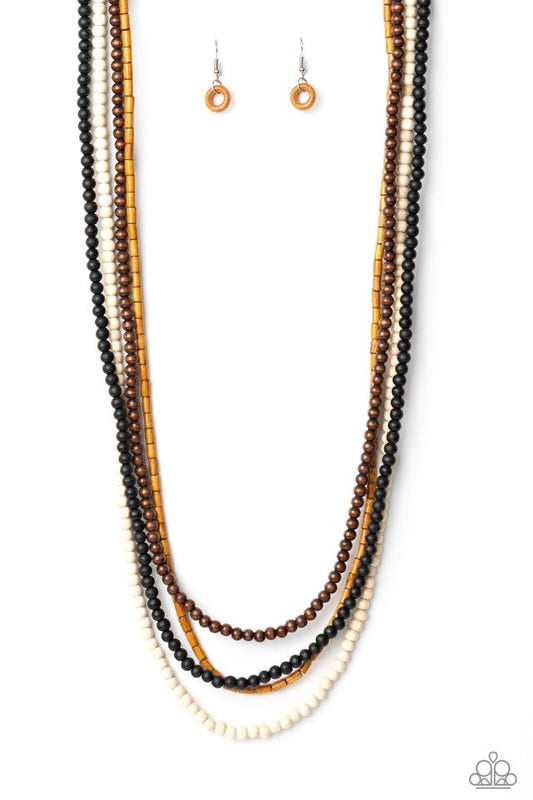 Bermuda Beaches - Multi - Paparazzi Necklace Image