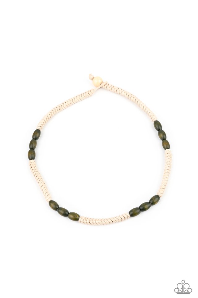 Tahiti Tide - Green - Paparazzi Necklace Image
