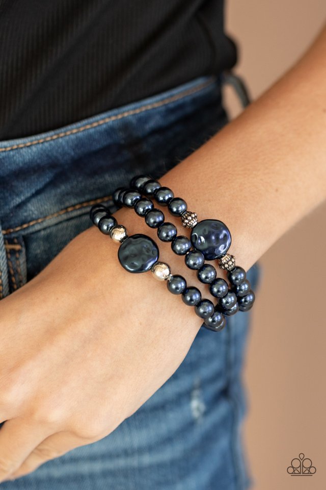 Exquisitely Elegant - Blue - Paparazzi Bracelet Image