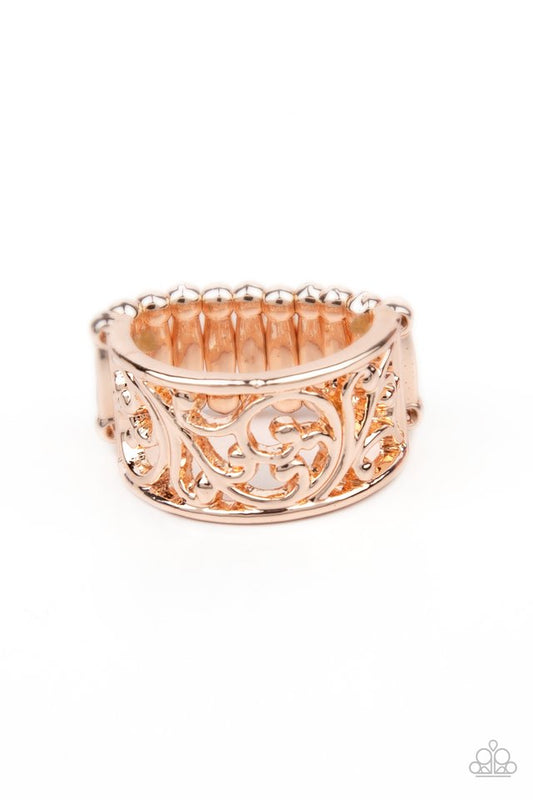 Di-VINE Design - Rose Gold - Paparazzi Ring Image