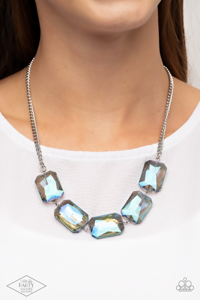 Heard It On The HEIR-Waves - Blue - Paparazzi Necklace Image