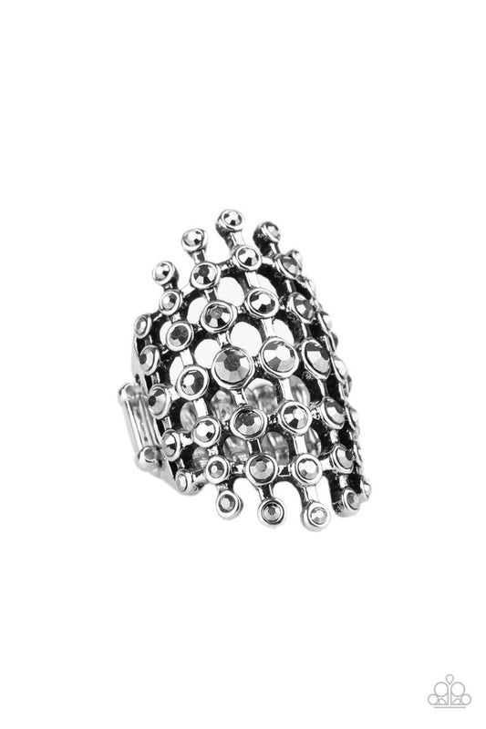 Fiercely Flashy - Silver - Paparazzi Ring Image