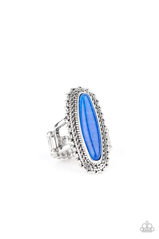 Mystical Mecca - Blue - Paparazzi Ring Image