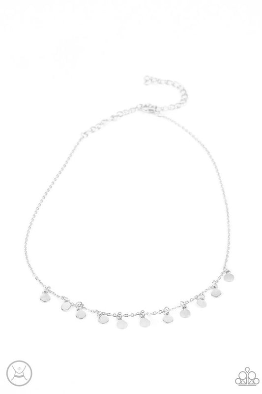 Ready, Set, DISCO! - Silver - Paparazzi Necklace Image