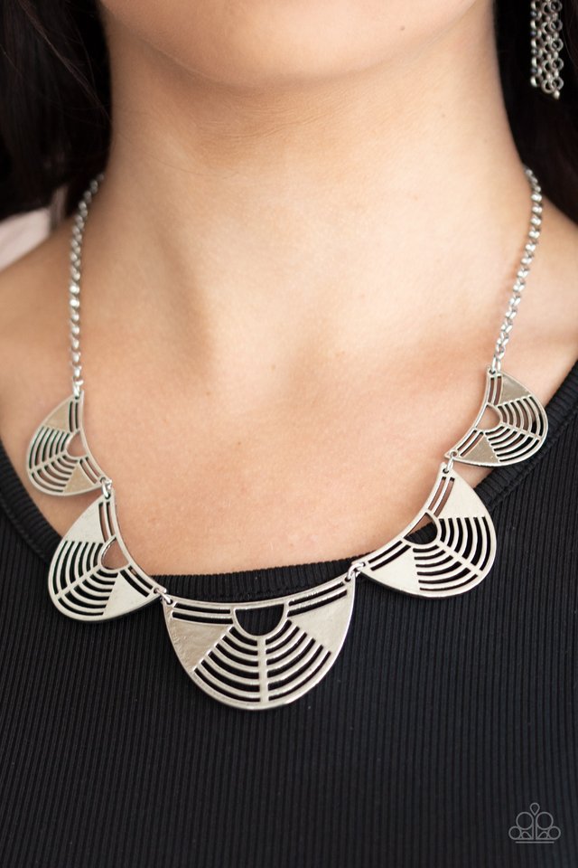 Record-Breaking Radiance - Silver - Paparazzi Necklace Image