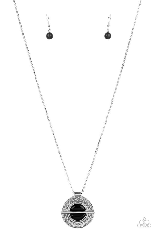 Adobe Adornment - Black - Paparazzi Necklace Image
